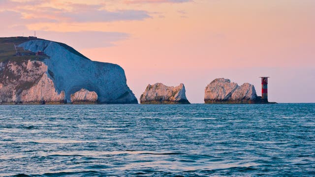 <p>Cruise around The Needles for a closer look at the landmark chalk stacks </p>
