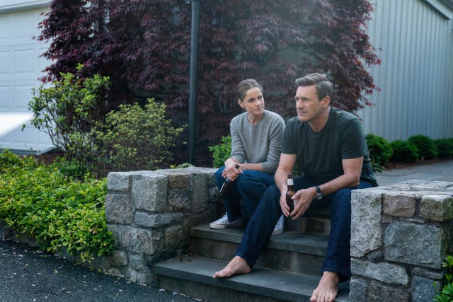 <p>Coop (Jon Hamm) ponders his midlife crisis</p>