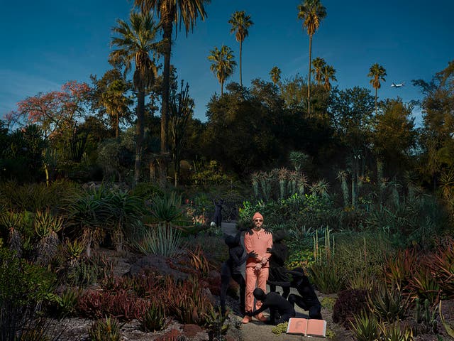 <p>Bon Iver (Justin Vernon) in artwork for his latest album</p>