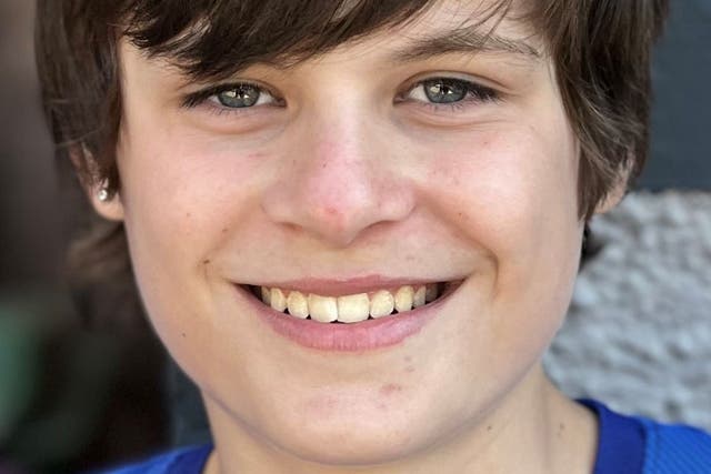 Daniel Halliday, 14, who drowned after being swept out to sea at Crosby Beach, Merseyside (Merseyside Police/PA)