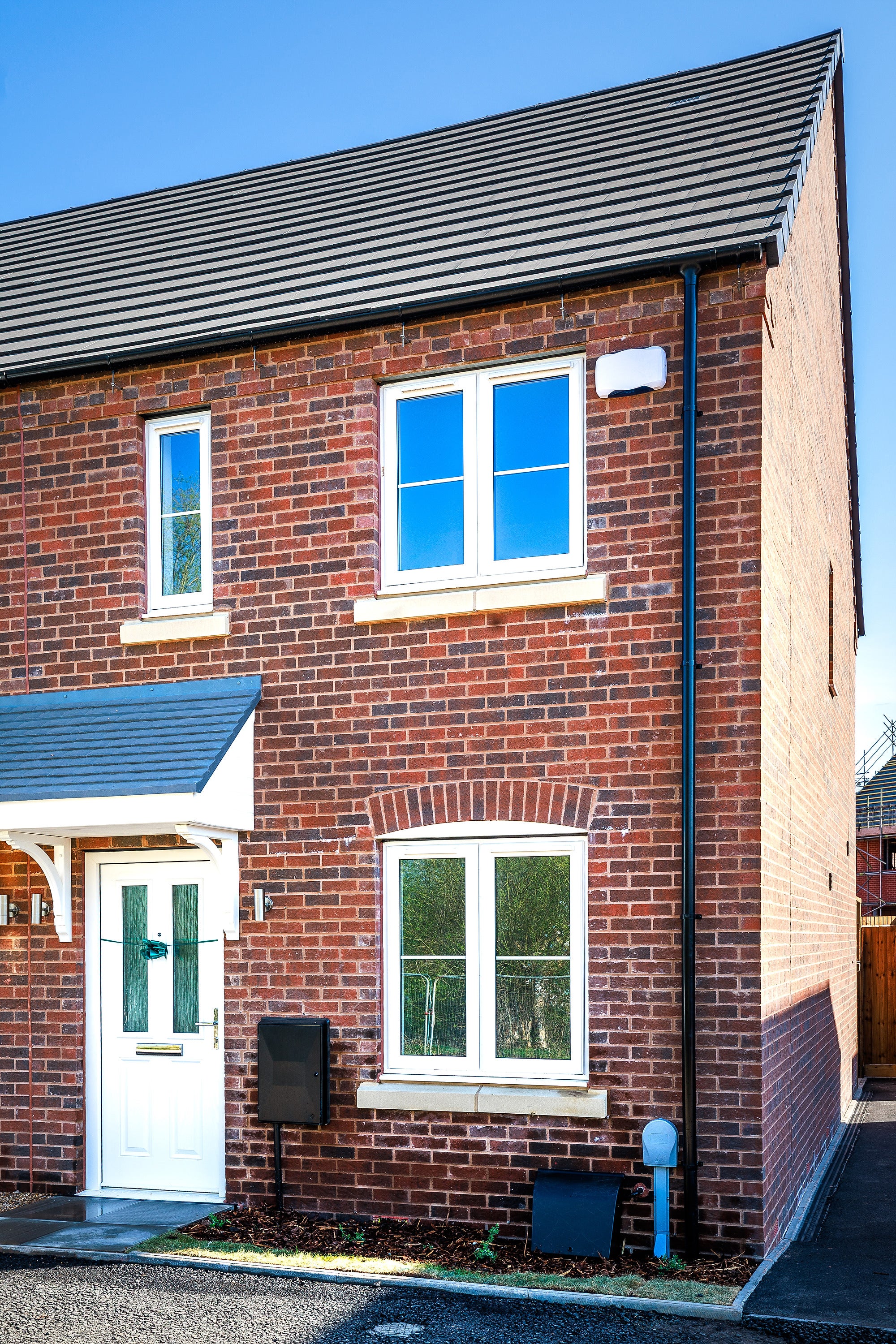 Both semi-separate houses include CCTV, a fireproof letter box and several security facilities including increased locking mechanisms on windows and doors.