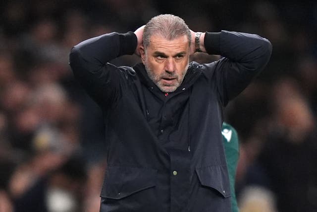<p>Ange Postecoglou is certain that Tottenham have a leak inside the club</p>