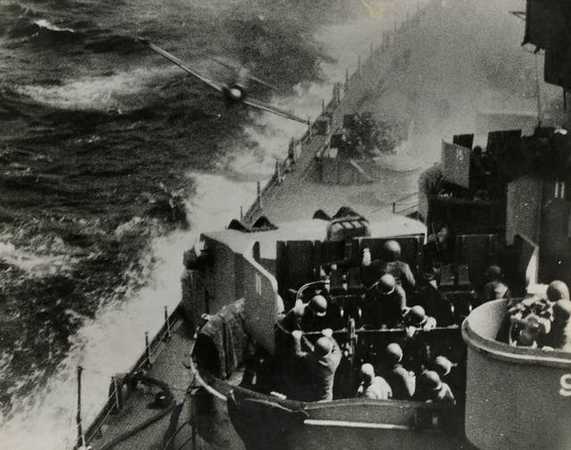 USS Missouri Kamikaze Attack