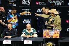 Why Yair Rodriguez and Diego Lopes nearly came to blows at UFC 314 press conference