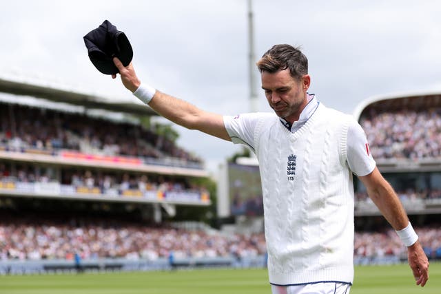<p>James Anderson has been knighted for services to cricket</p>