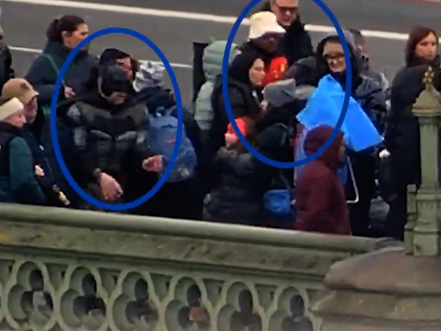 <p>Police officers went undercover as Batman and Robin in a bizarre sting operation to catch con artists on Westminster Bridge</p>