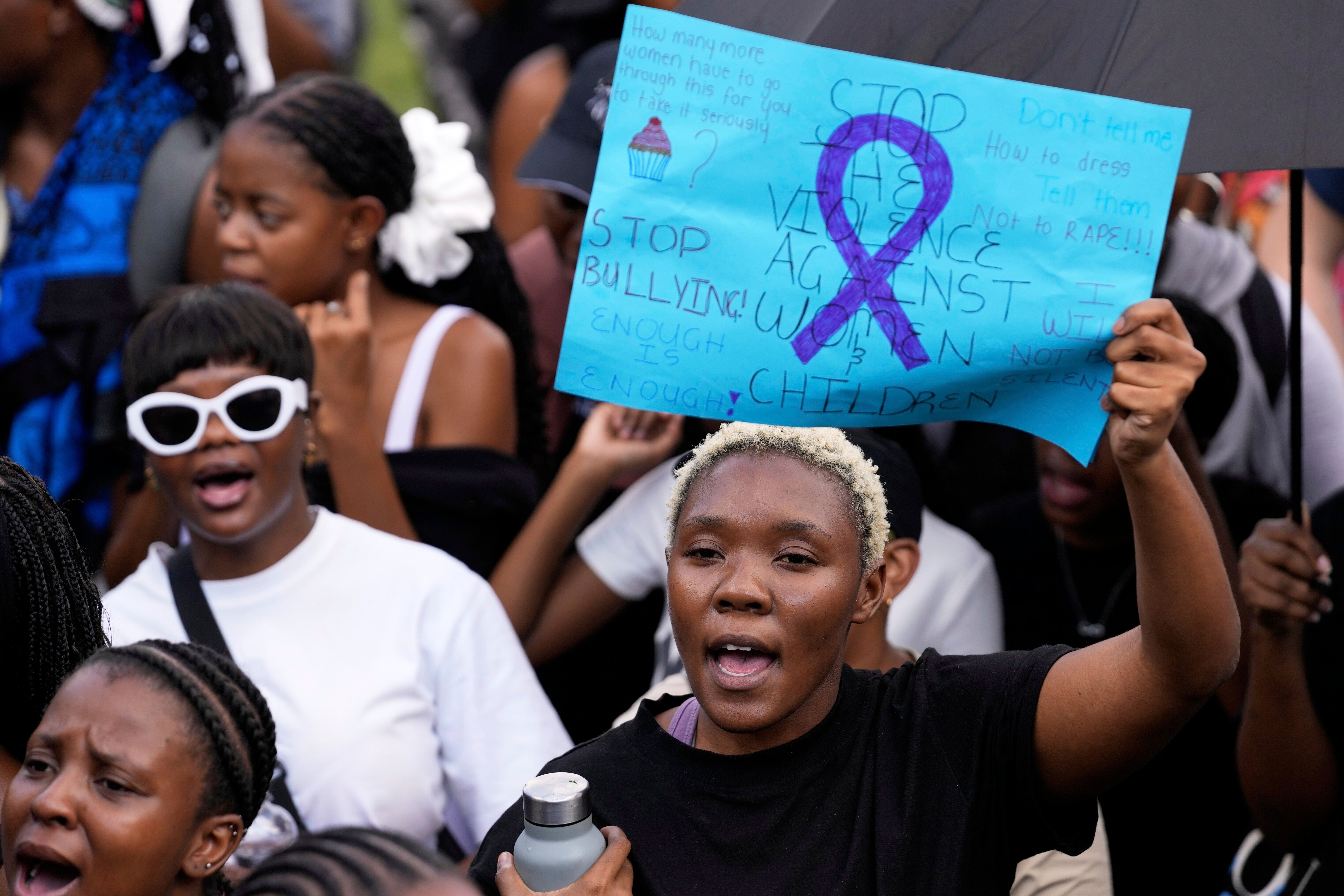 South Africa Women's Protest