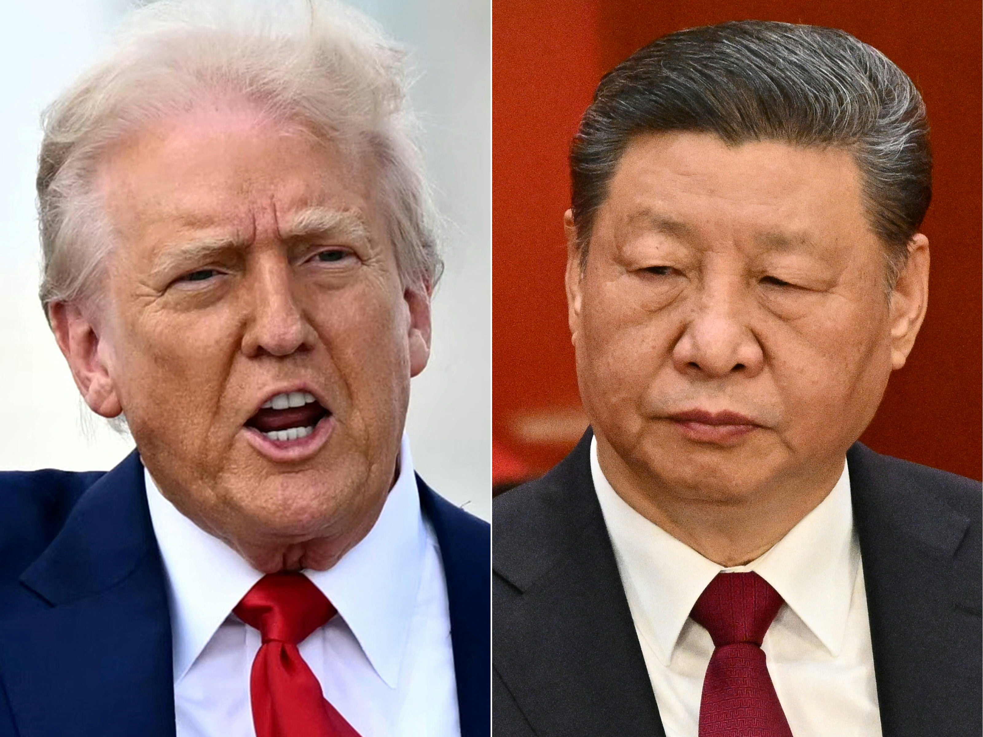 <p>Donald Trump and China’s President Xi Jinping</p>