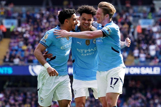 Kevin De Bruyne is determined to leave Manchester City’s next generation set up for success (Martin Rickett/PA)