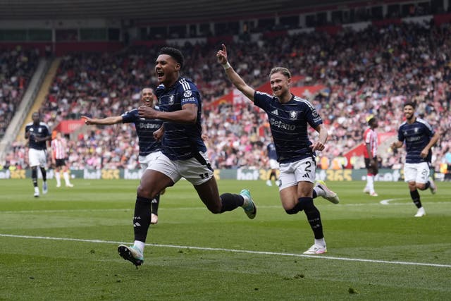 <p>Ollie Watkins came off the bench to score Aston Villa’s opener</p>