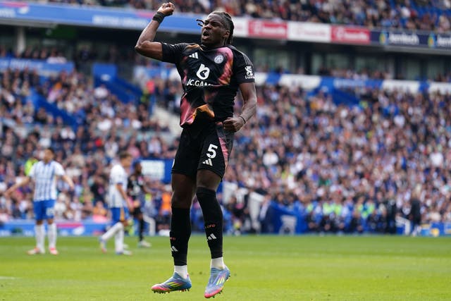 <p>Leicester avoided defeat at the Amex Stadium</p>