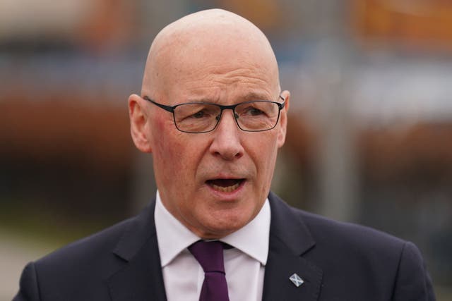 First Minister John Swinney said this is a time of great uncertainty for people (Andrew Milligan/PA)