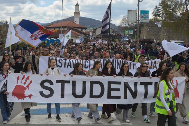 SERBIA-PROTESTAS