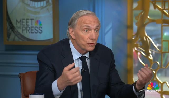 <p>Billionaire investor Ray Dalio speaks about recession fears on NBC's Meet the Press and said the country is seeing ‘profound changes in our domestic order’</p>