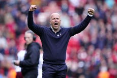 Relief followed by joy for Arne Slot with Liverpool on verge of title