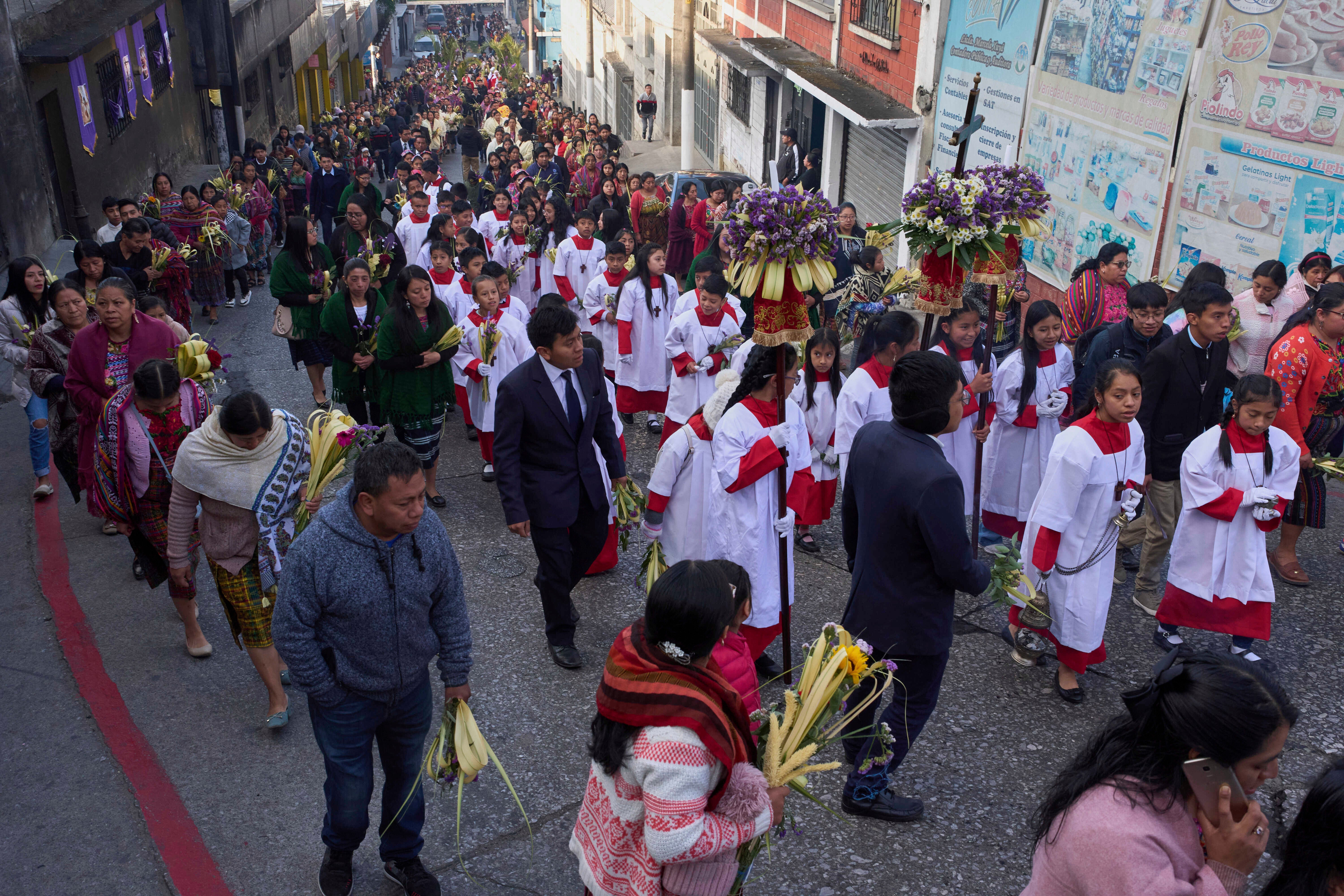 APTOPIX Guatemala Palm Sunday