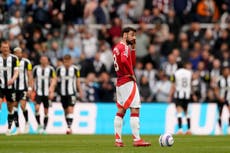 Bruno Fernandes vows Man Utd ‘will fight back’ against Lyon after Newcastle rout