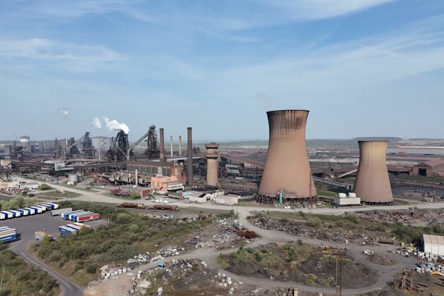 British Steel has appointed interim executives and is working to prevent a permanent shutdown of the Scunthorpe plant (Peter Byrne/PA)