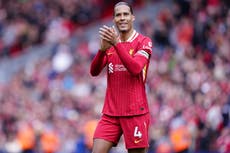 Virgil van Dijk explains decision to stay with Liverpool: ‘It was always the plan’
