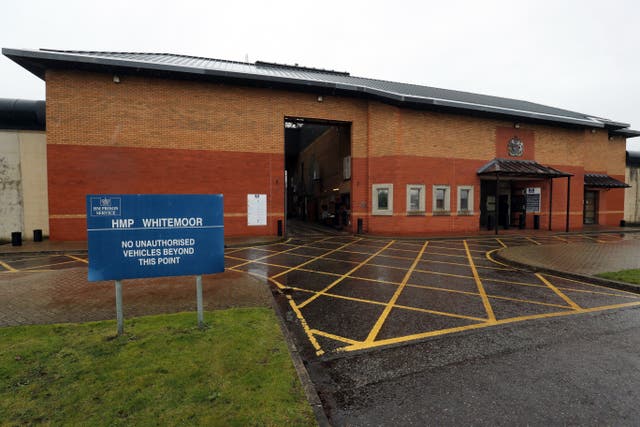 HMP Whitemoor is a maximum security prison for men in March, Cambridgeshire (PA)