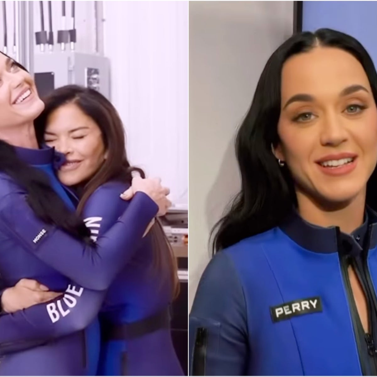 Lauren Sanchez and Katy Perry show off 'flattering and sexy' Blue Origin space  suits | The Independent