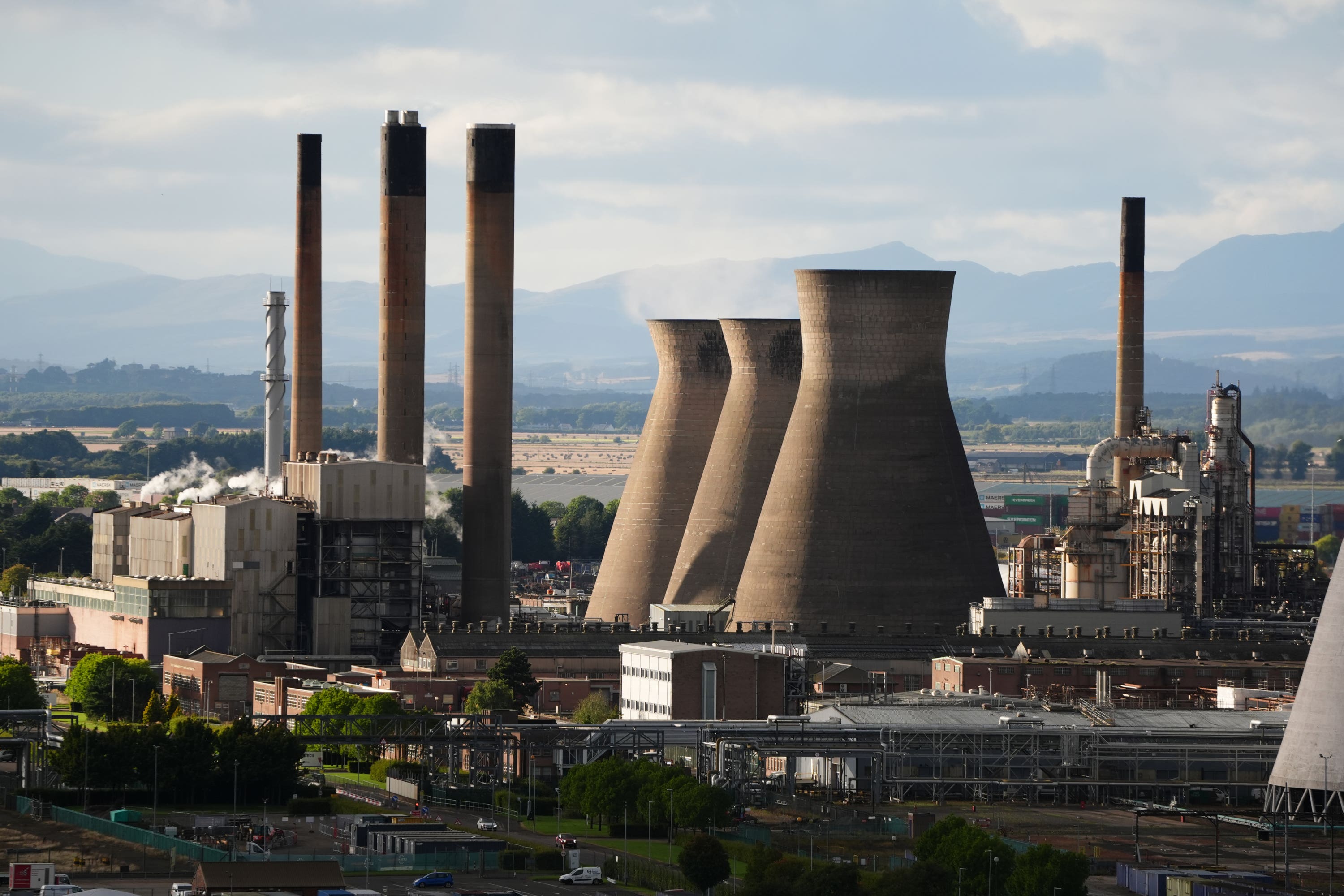 John Swinney called for the UK Government to nationalise the Grangemouth refinery (Andrew Milligan/PA)