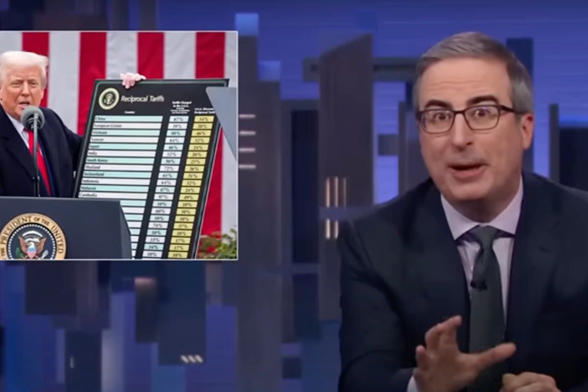 John Oliver skewers ‘toddler’ Trump’s tariffs fiasco and JD Vance’s role in administration John Oliver skewers ‘toddler’ Trump’s tariffs fiasco and JD Vance’s role in administration