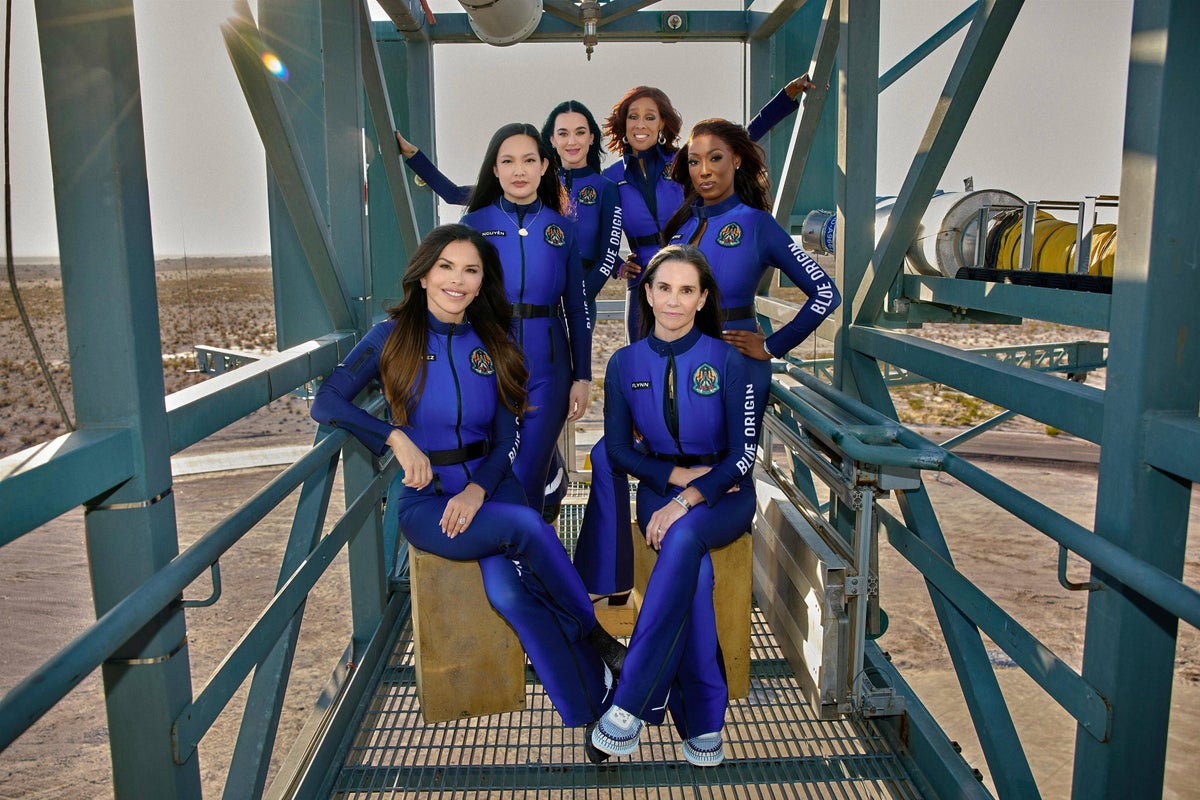 Katy Perry makes history with all-women space flight