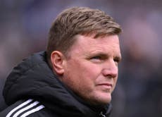 Which Newcastle games will Eddie Howe miss during pneumonia recovery?
