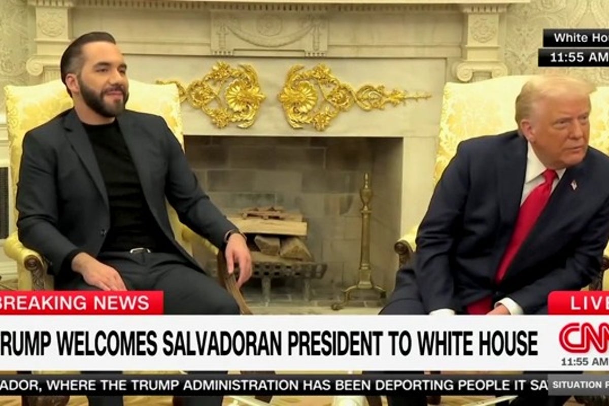 Trump attacks ‘low-rated CNN’ for pressing him and Bukele on illegally deported man: ‘They hate our country!’