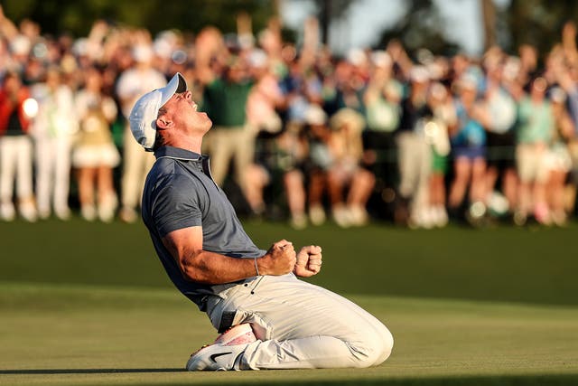 <p>Rory McIlroy completed his career Grand Slam in stunning fashion at The Masters</p>