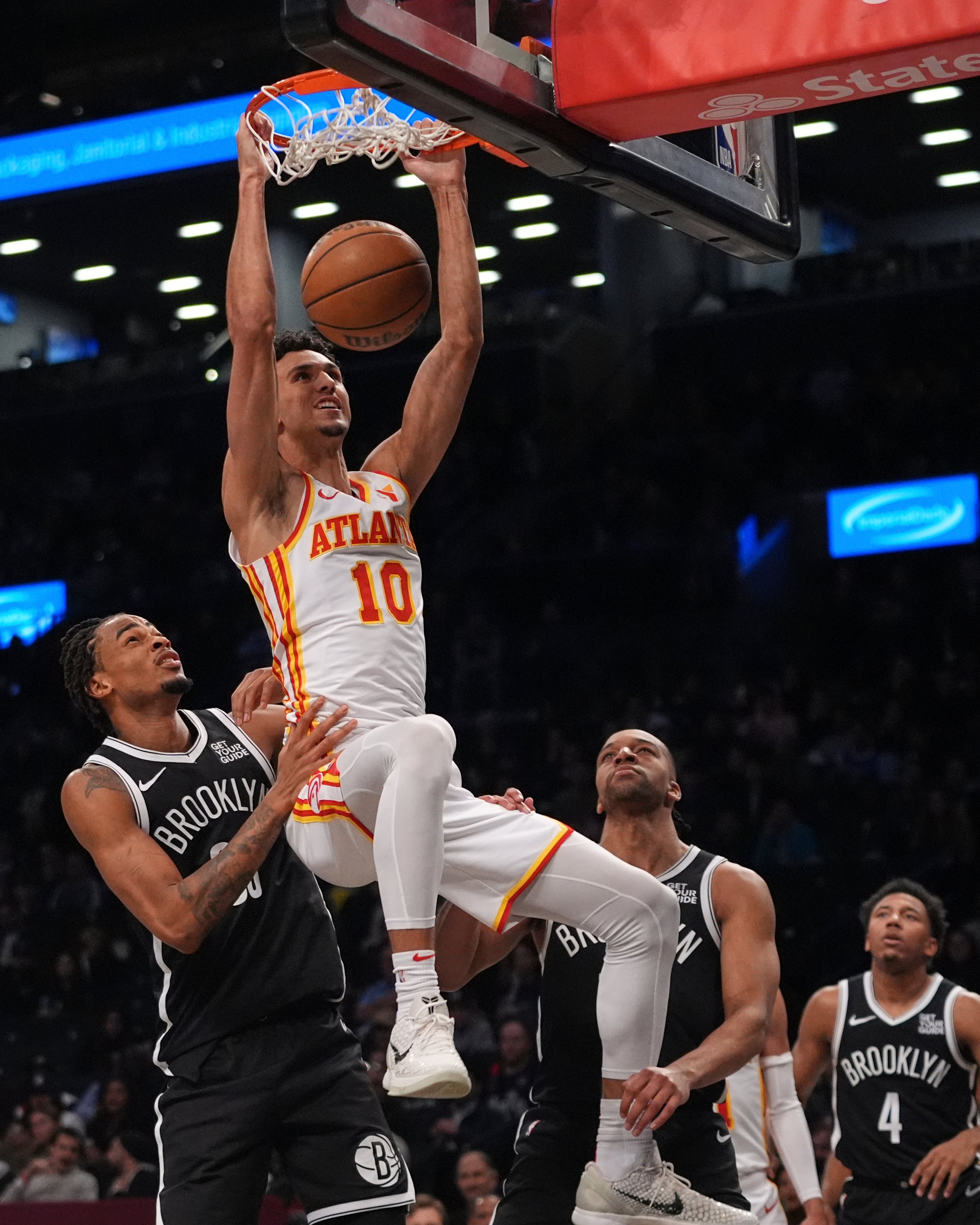 Hawks Nets Basketball