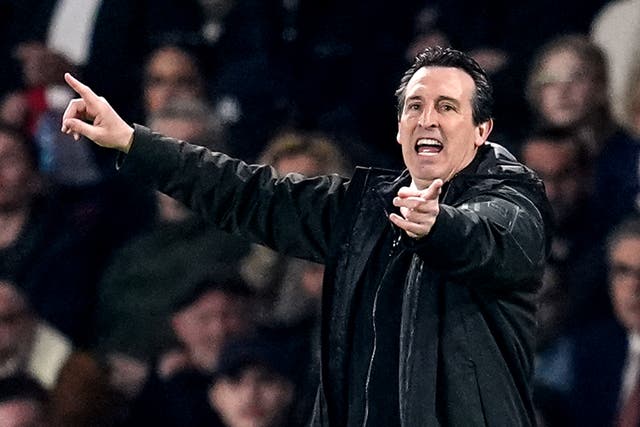 <p>Unai Emery’s side lost in Paris and need to beat PSG at Villa Park</p>