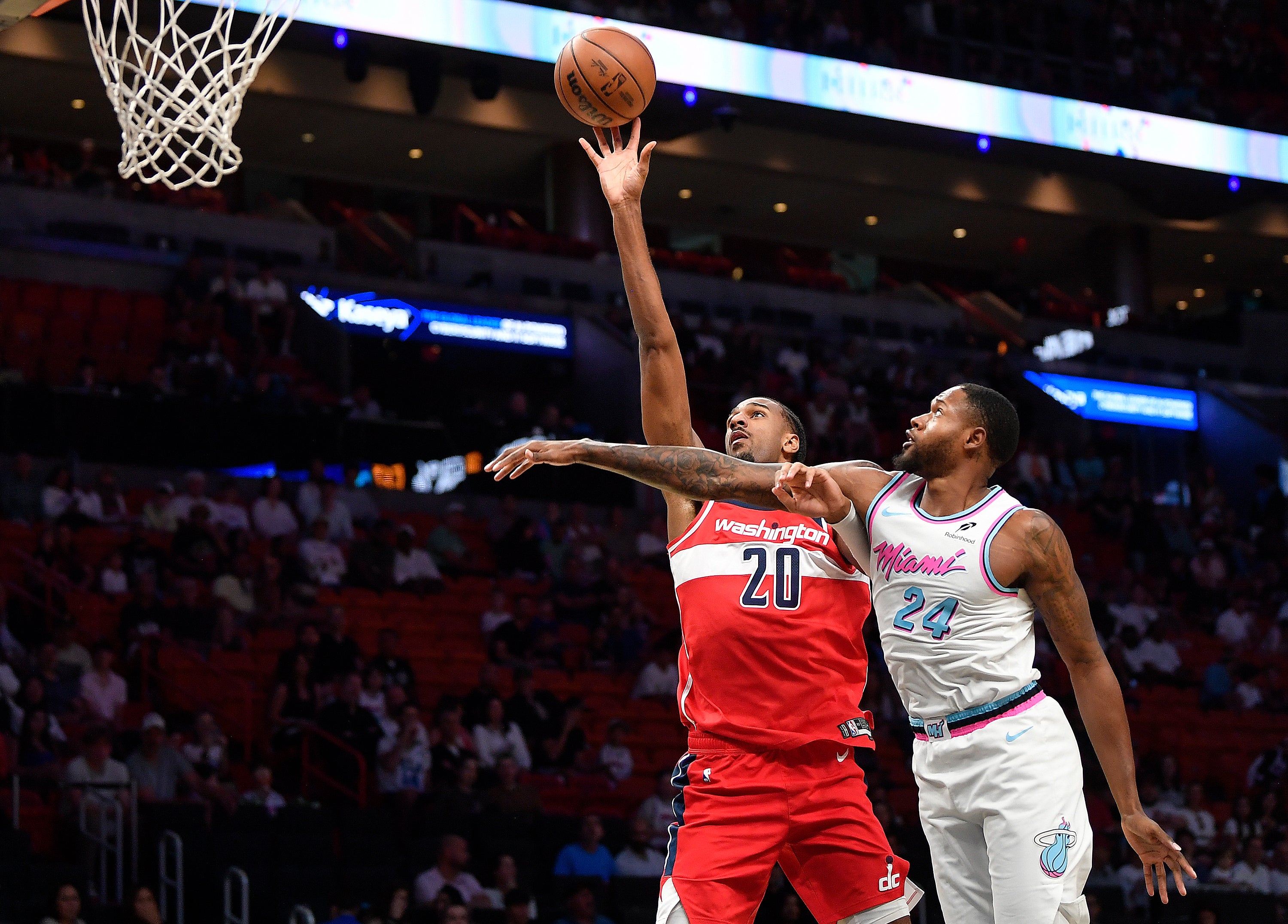 Wizards Heat Basketball