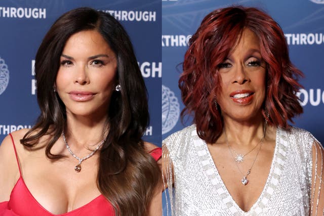 <p>(From left to right) Lauren Sánchez, Gayle King</p>