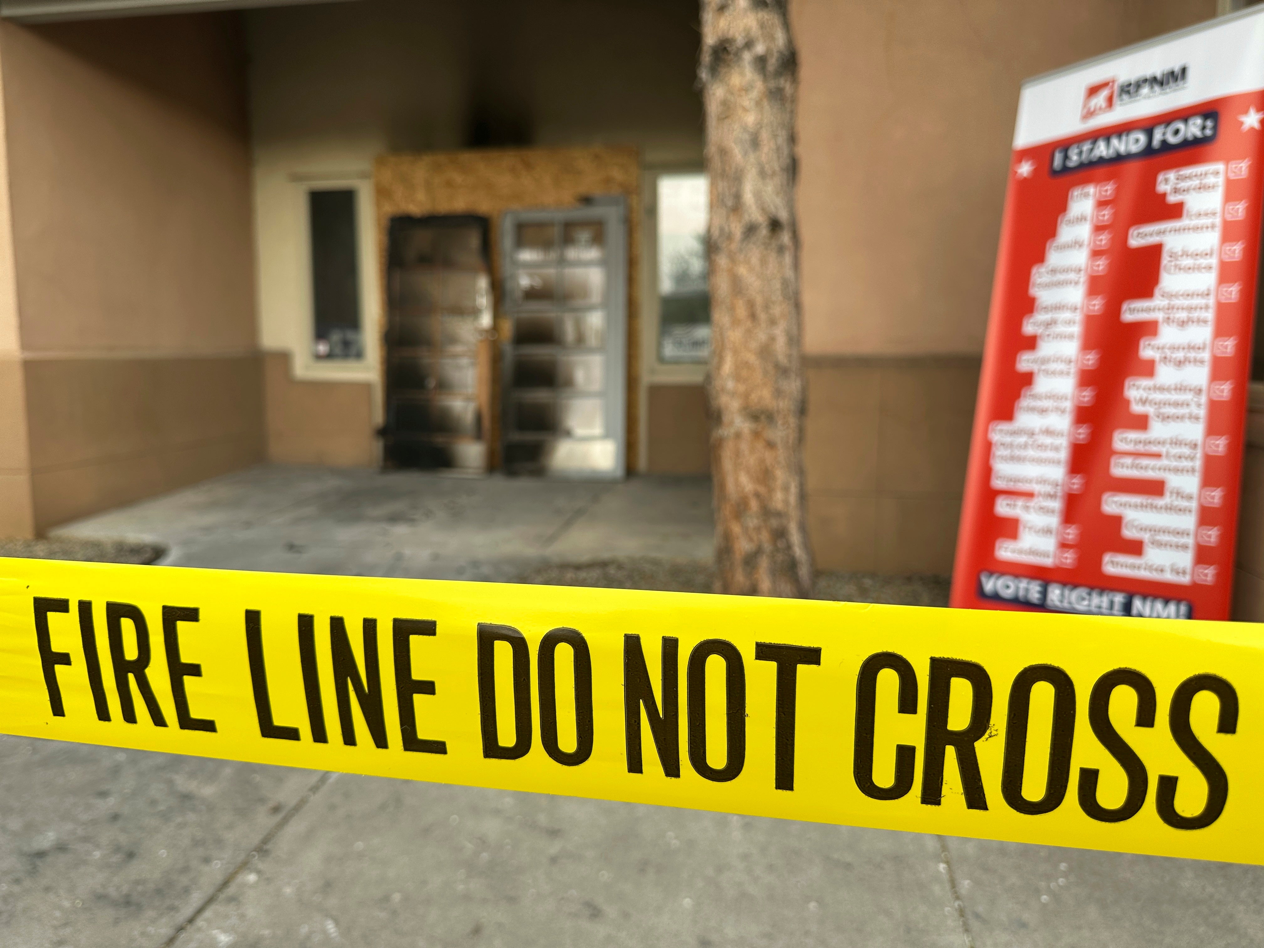 New Mexico GOP Vandalism