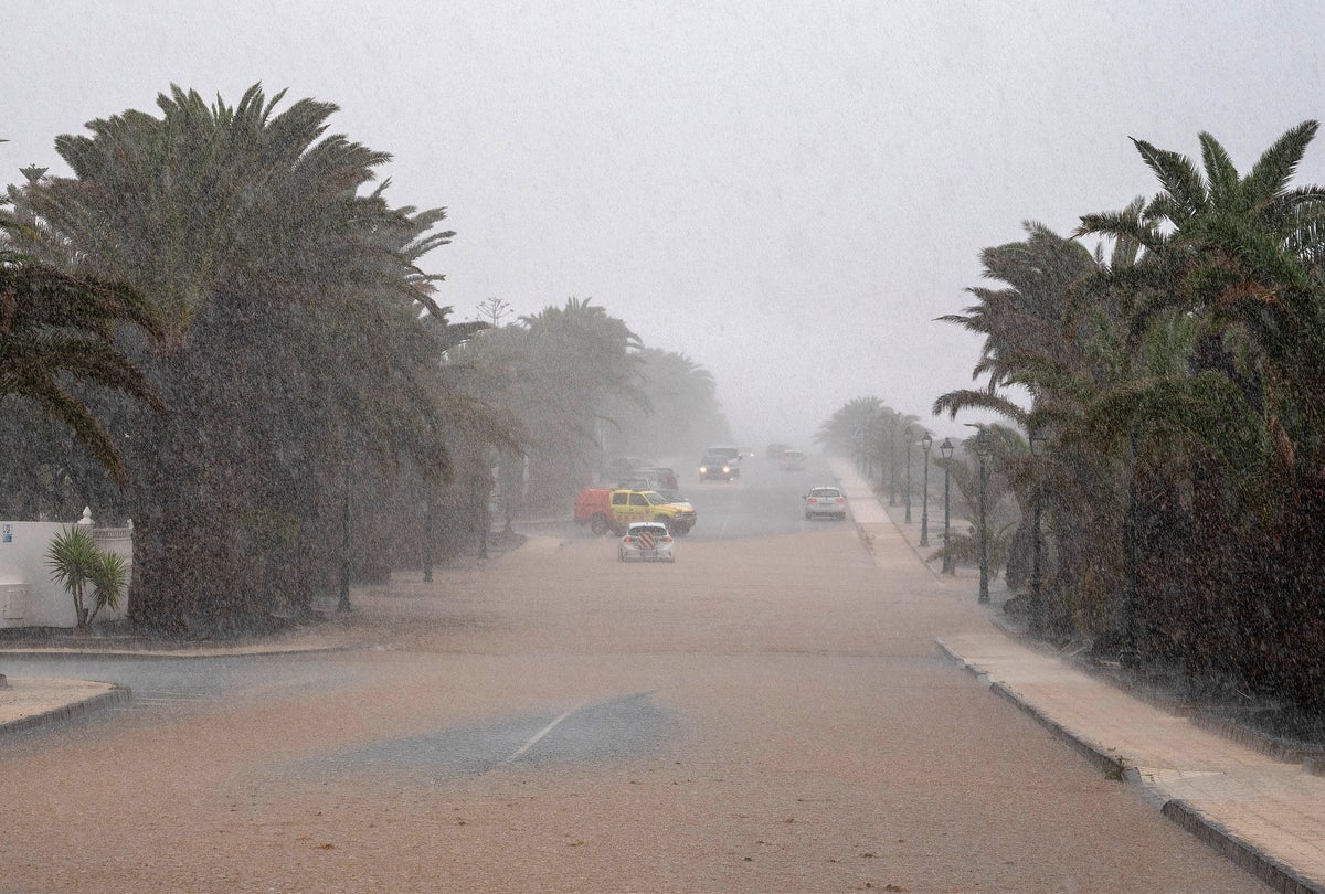 Is it safe to travel to Lanzarote? Flooding hits Canary Islands after heavy rainfall from Storm Olivier