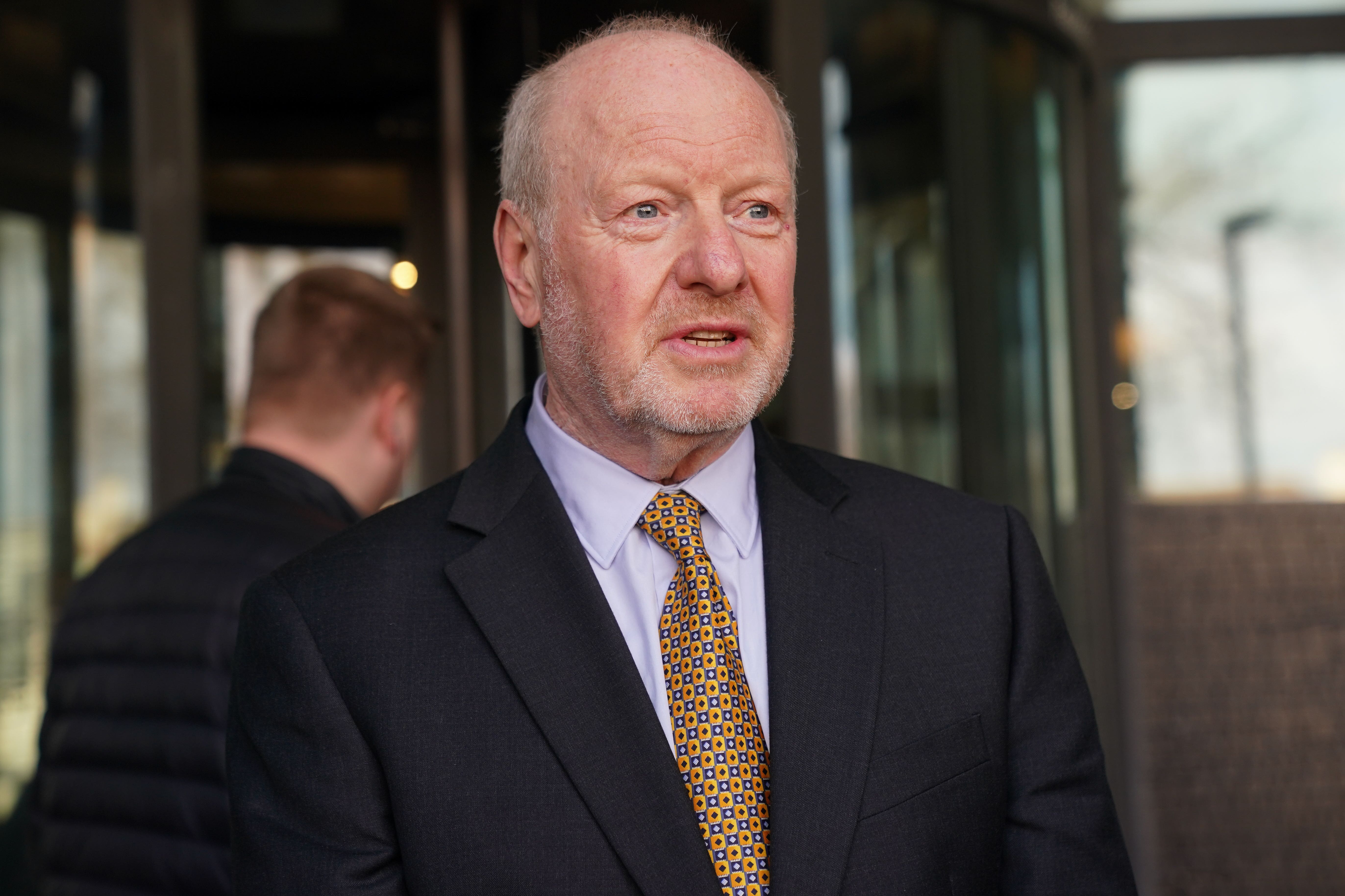 Sir Alan Bates has urged other subpostmasters to take the Government to court over delays to financial redress (Lucy North/PA)
