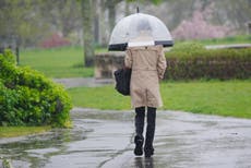 UK holiday hotspot hit by heavy rain weather warning for Easter weekend