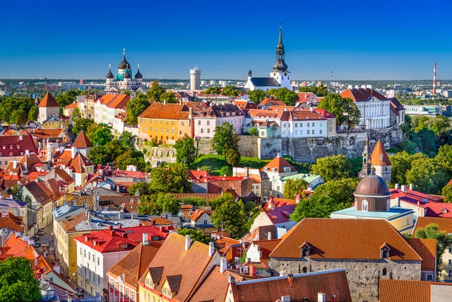 <p>While you may not have the Eiffel Town The colourful old town of Tallinn makes for just as picturesque of a skyline as Paris</p>