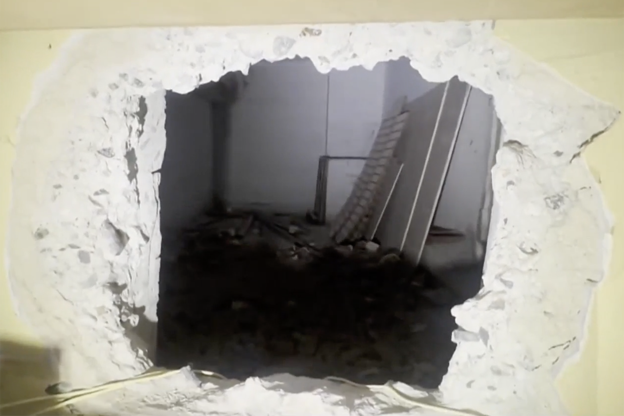 Thieves behind the elaborate heist drilled through walls and into two safes containing millions of dollars of gold