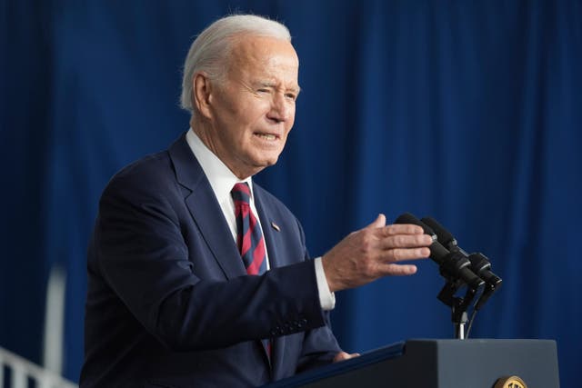 <p>Former president Joe Biden delivered his first address since leaving office on Tuesday.</p>