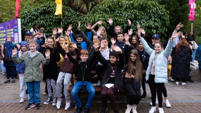 <p>King’s InterHigh pupils meet offline while attending a school trip </p>