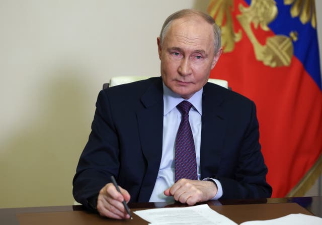 <p>Russian President Vladimir Putin </p>