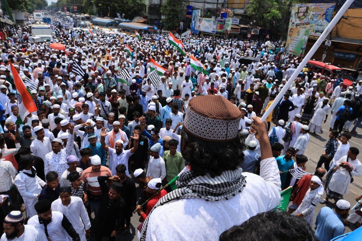 Violent protests rock Indian state over controversial Muslim land law