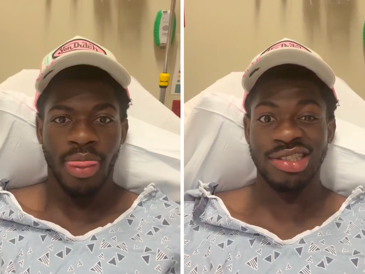 Lil Nas X rushed to hospital after 'losing control' of his face | The Independent