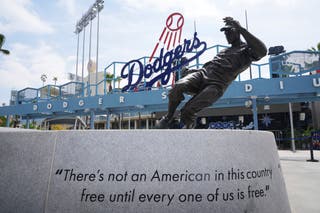 ICE agents were spotted setting up near โ and reportedly told to leave โ Dodgers Stadium