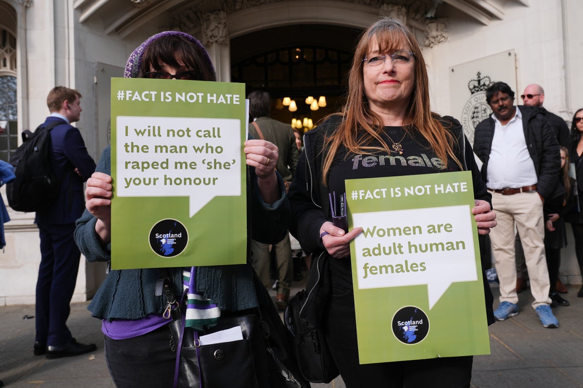 Supreme court - latest: Judges to rule on definition of a woman in ...