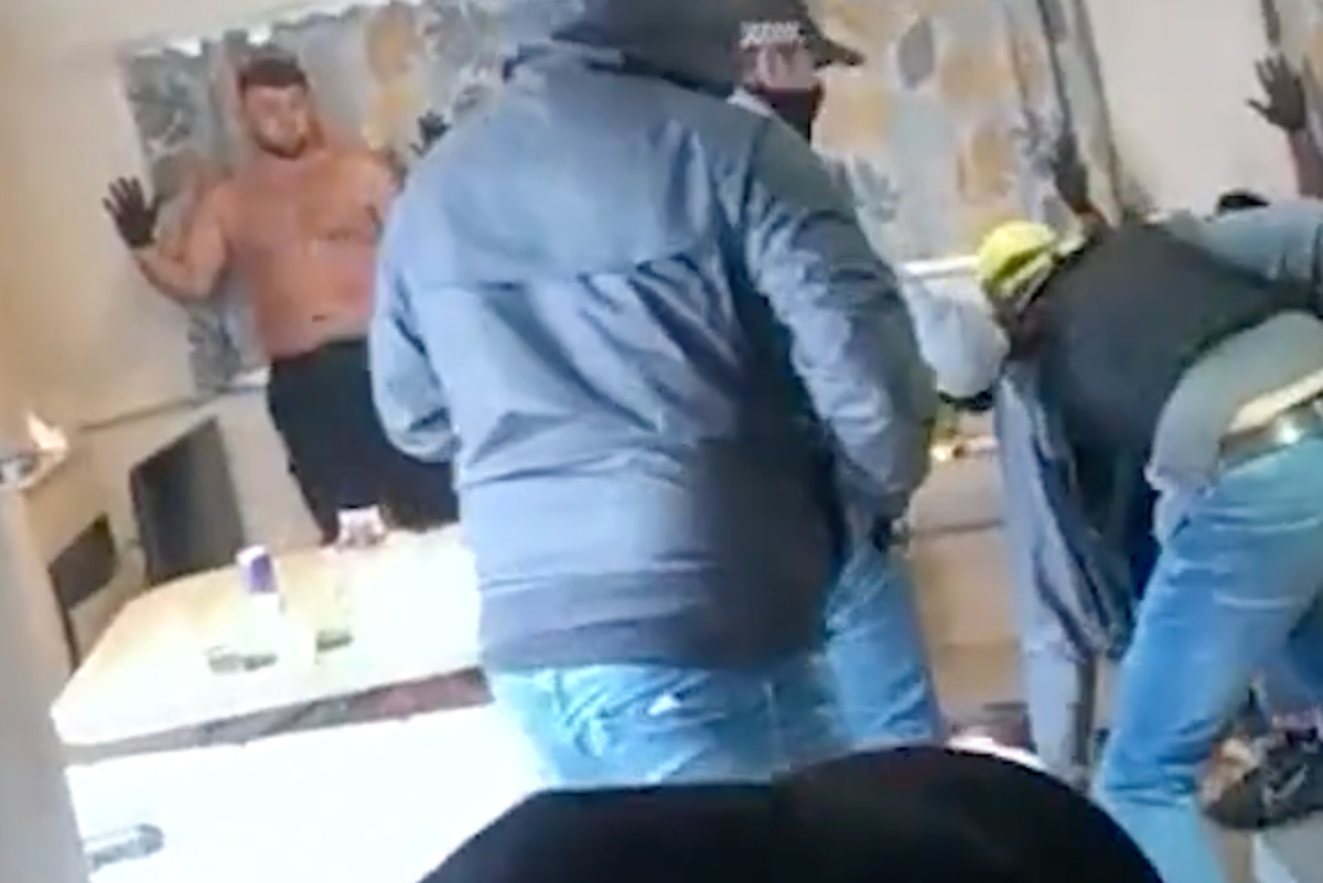 Drugs gang caught red-handed at holiday resort in dramatic caravan raid