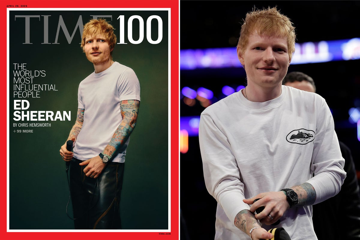 Ed Sheeran named as one of Time’s 100 Most Influential People Ed Sheeran named as one of Time’s 100 Most Influential People